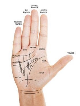 Signification des ligne de la main
